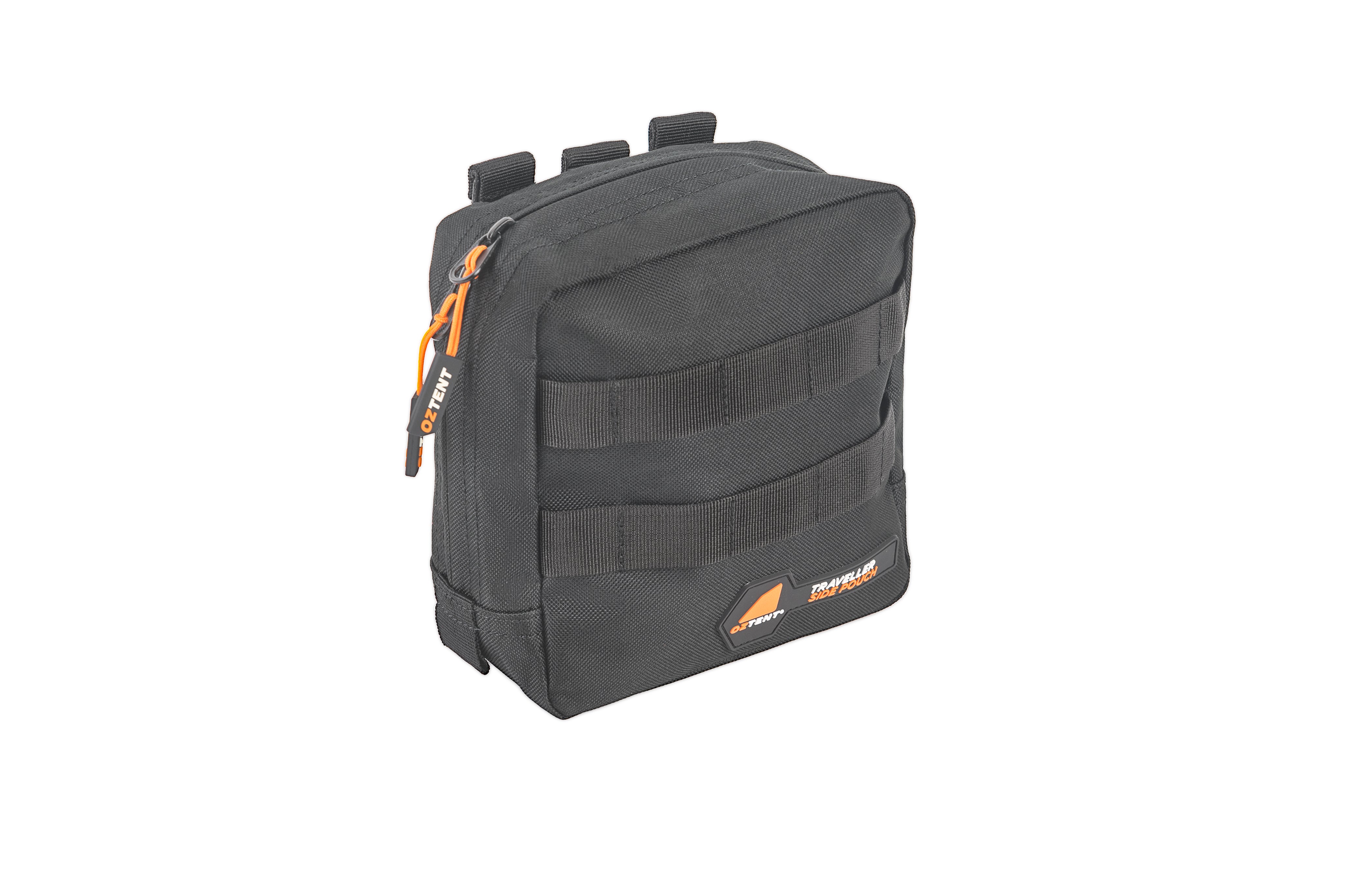 Side pouch outlet bag